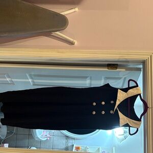 Elegant Black and White Women's Dress